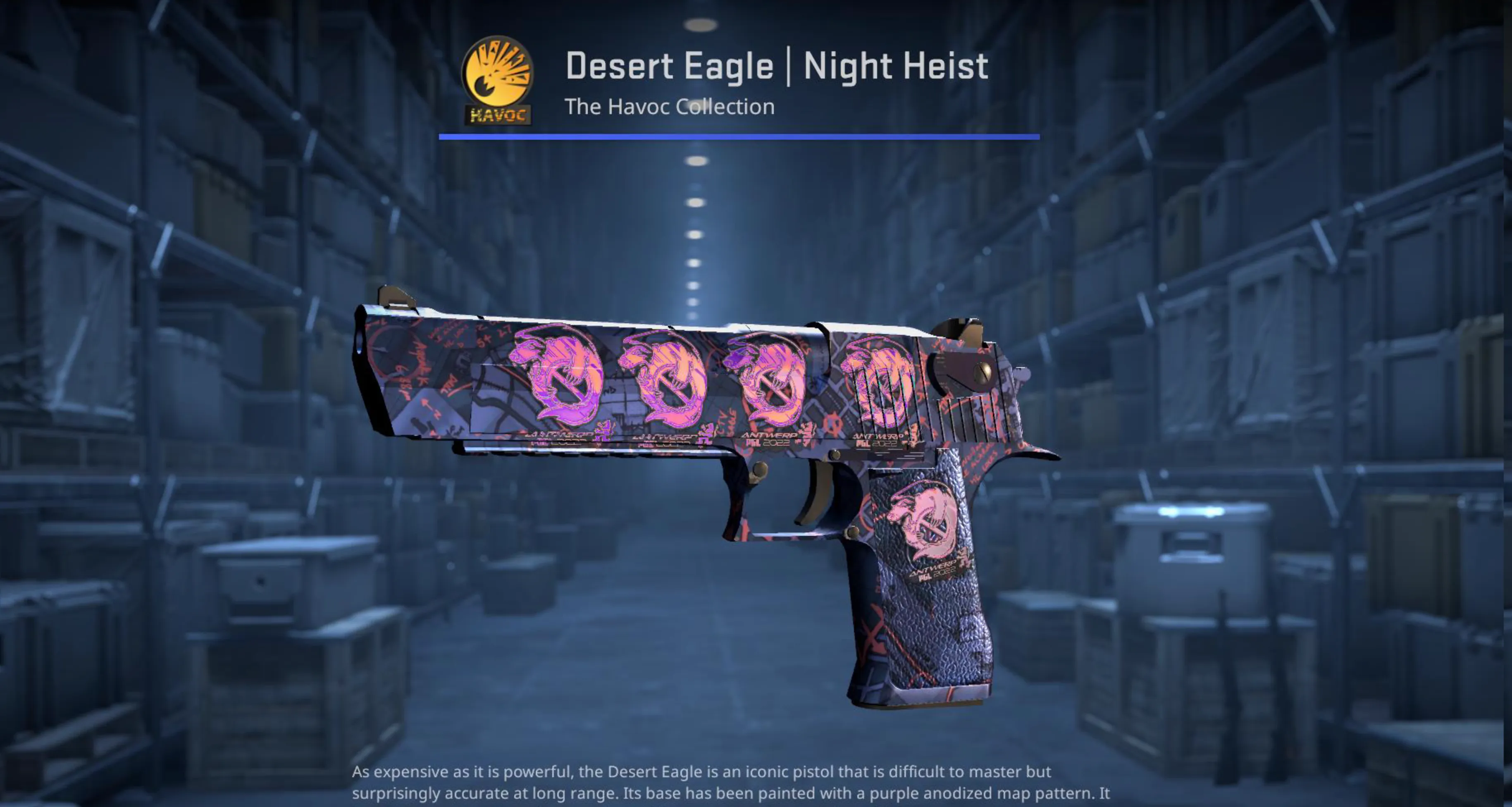 Desert Eagle night Heist cs2